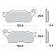 Galfer, brzdové desky KH636 Yamaha VFR 1200 '12-'18 Sintered (zlaté), zadní