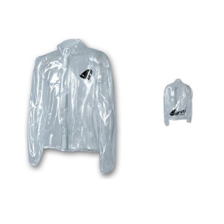 UFO, bunda do deště, čirá, velikost XXXL