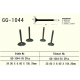 Vesrah, sací ventil, Honda XL 600R '85-'87 (34,0X6,60X105,7 mm) (OEM: 14711-MG2-790) (1ks.)