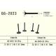 Vesrah, výfukový ventil, Yamaha YFM 600 GRIZZLY '98-'01, XT 600 '87-'03, TT600 (2ks na motor) (32,0X7,0X91,7 mm) (OEM:1VJ-12121-