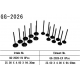 Vesrah, sací ventil, Yamaha YZF R6 99-02 (OEM: 20S-12111-00,5EB-12111-00,5EB-12111-10) (1ks.)