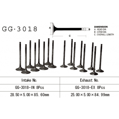 Vesrah, výfukový ventil, Suzuki GSF 1200 BANDIT '97-02' GSXR 1100 '86-90' GSX 1100 F/G '88-93' (OEM: 12912-06B00) (1ks.)