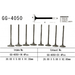 Vesrah, sací ventil, Kawasaki KVF 650/700/750 '02-'17 (OEM: 12004-0717,12004-1146) (1ks.)