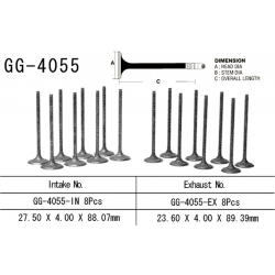 Vesrah, sací ventil, Kawasaki ZX 9RR '05-06' (ZX6002N1, N6F) (OEM: 12004-0016) (1ks.)