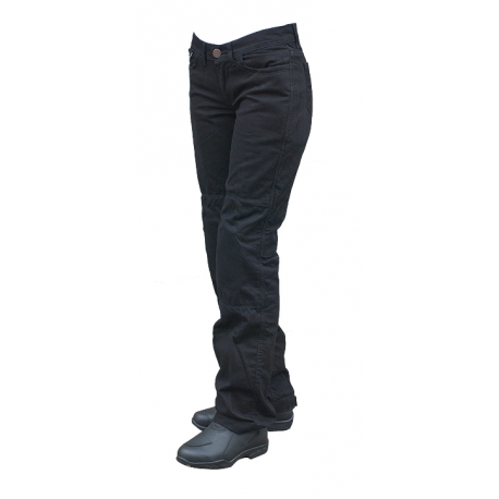 Gareth, dámské Jeans kalhoty Trinity, černá barva, velikost XL (34-35)