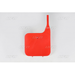 UFO, přední číslová tabulka, Honda CR 125/250/500 '87-'94 červená barva (UFO RED)