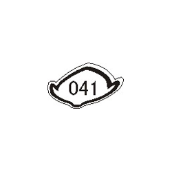 UFO, zadní blatník, Honda CR 125 '91-'92, CR 250 '90-'91, CR 500 '90-'01 bílá barva