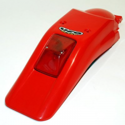 UFO, zadní blatník, Honda XR 250/400R '96-'10 se světlem, originál provedení, červená barva