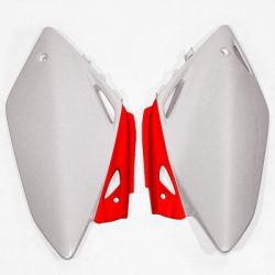 UFO, podsedlové tabulky, Honda CRF 450R '05-'06 barva OEM (bílá/červená)