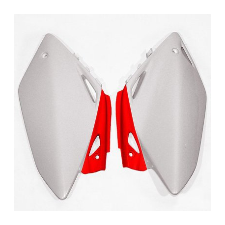 UFO, podsedlové tabulky, Honda CRF 450R '05-'06 barva OEM (bílá/červená)