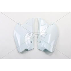 UFO, podsedlové tabulky, Honda CR 125/250 '00-'01 bílá barva