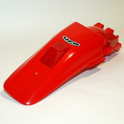 UFO, zadní blatník, Honda XR 650R '00-'07, se světlem, červená barva