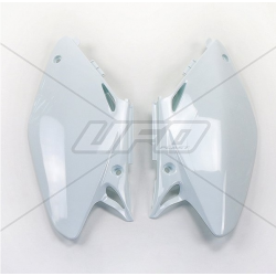 UFO, podsedlové tabulky, Honda CR 125/250 '02-'04 bílá barva