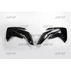 UFO, kryty chladičů, Honda CRF 150 '07-'18 černá barva