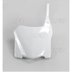 UFO, přední číslová tabulka, Honda CRF 250R '08-'09 bílá barva