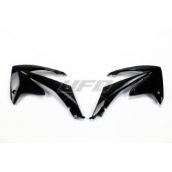 UFO, kryty chladičů, Honda CRF 450R '09-'12, CRF 250R '10-'13 černá barva