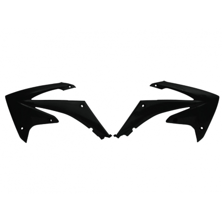 Racetech, kryty chladičů, Honda CRF 450R (09-12), CRF 250R (10-13) černá barva (CVCRFNR0009) (HO04637001)