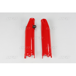 UFO, kryty přední vidlice, s pomocníkem startu, Honda CRF 250R 10-18, CRF 450R 09-12 červená barva