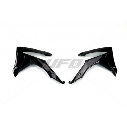 UFO, kryty chladičů, Honda CRF 250R '14-'17, CRF 450R '13-'16 černá barva