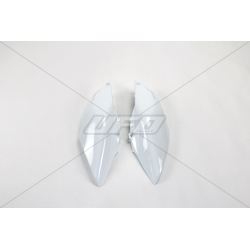 UFO, podsedlové tabulky, Honda CRF 250R '14-'17, CRF 450R '13-'16 bílá barva