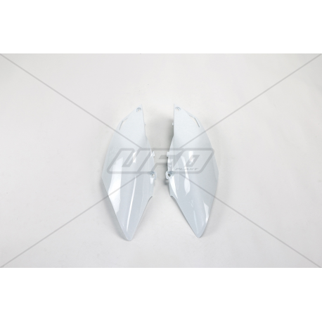 UFO, podsedlové tabulky, Honda CRF 250R '14-'17, CRF 450R '13-'16 bílá barva