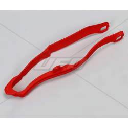 UFO, chránič zadní vidlice (slider řetězu) Honda CRF 250R '14-'17, CRF 450R '13-'16 červená barva