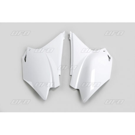 UFO, podsedlové tabulky, Honda CRF 230 '15-18 bílá barva