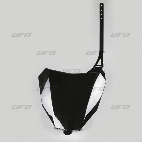 UFO, přední číslová tabulka, Honda CRF 250R-RX, CRF 450R-RX 18-19 černá barva