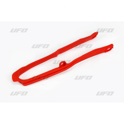 UFO, chránič zadní vidlice (slider řetězu) Honda CRF 250R '18-21, RX '19-21, CRF 450R/RX '17-18 červená barva