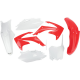 UFO, sada plastů, Honda CRF 450 R '09-'10, CRF 250 '10 barva OEM (červená/bílá) (HO113E999)