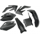 UFO, sada plastů, Honda CRF 250R '11-'13, CRF 450R '11-'12 černá barva (HO114E001)