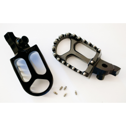 JR, stupačky, Suzuki RMZ 250 '07-'09, RMZ 450 '05-'07 černá barva (2ks.) hliníkové