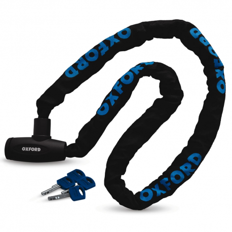 Oxford, bezpečnostní řetěz GP Chain Lock, délka 2 metry, se zámkem, průměr oka 8mm - původní kód OF178