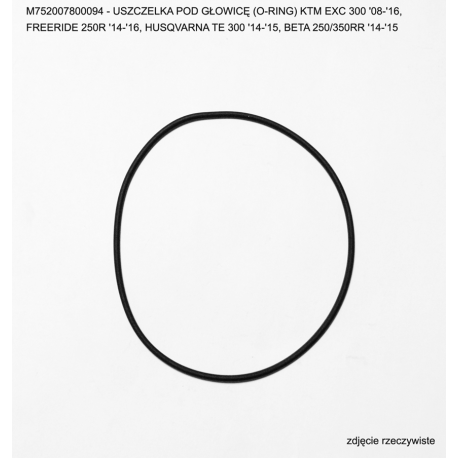 Athena, těsnění pod hlavu, (O-RING) vnitřní KTM EXC 300 / TPI '08-'21, Husqvarna TE 300 '14-'15, BETA 300RR '14-'21