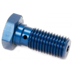 TRW Lucas, průtokový šroub brzdové hadice M10X1,25 (dvojitý) modrá barva