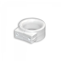 UFO, držák lanka/hadice, bílá barva