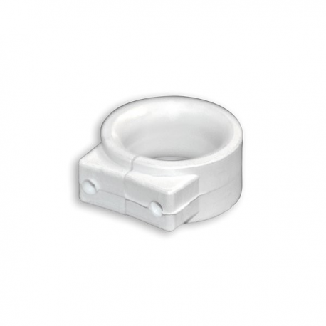 UFO, držák lanka/hadice, bílá barva