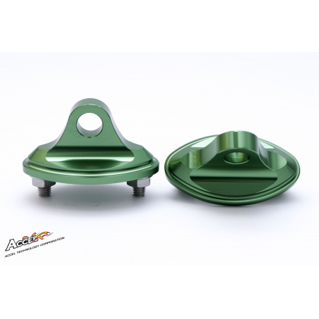 Accel, adapter zrcátek, Kawasaki ZX, zelená barva