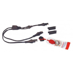 Optimate, spojovací kabel k nabíječce (s pojistkou 15A, délka 50cm) (EL)