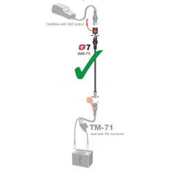 Optimate, spojovací kabel k nabíječce KET/TM NA SAE (délka 15cm) (SAE-77) (EL)