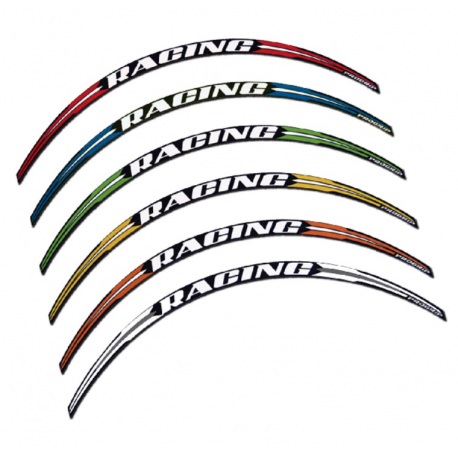 Progrip, nalepovací proužky na ráfky Racing, zelená barva  (5026-103)