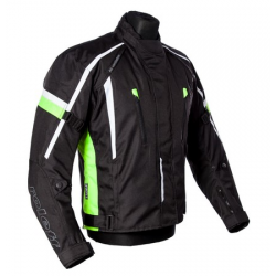 Roleff, textilní bunda Ancona, s membránou Wind-Tex, barva černá/fluo, velikost L