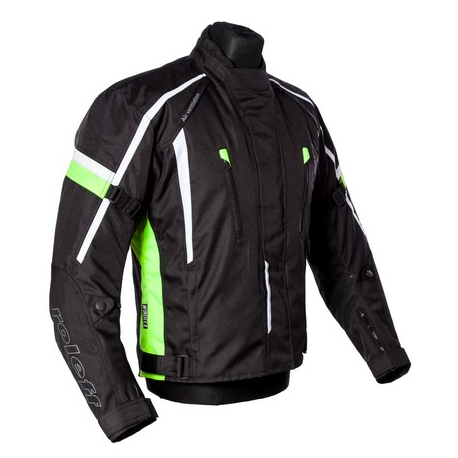 Roleff, textilní bunda Ancona, s membránou Wind-Tex, barva černá/fluo, velikost L