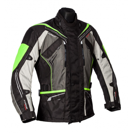 Roleff, textilní bunda Turin, barva černá/fluo, velikost XS