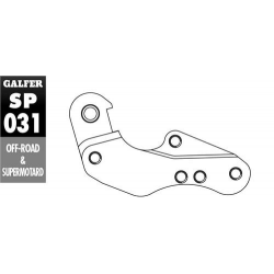 Galfer, adaptér brzdového kotouče, 260mm Yamaha WR/YZ 125 `01-07 YZF 250/426/450 '01-07 WRF 250/426/450 00-15