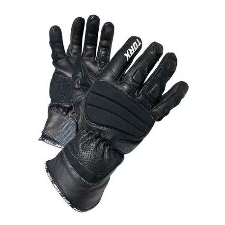 Torx, letní kožené rukavice XJR, barva černá, velikost S