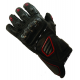 Torx, letní kožené rukavice Red Devil, barva černá, velikost S