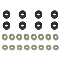 Nachman, úchyty chladiče, KTM / Husqvarna / Husaberg ( 8 sad - podložky, rozpěrky, silentbloky)