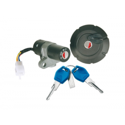 Vicma, spínací skříňka + víčko nádrže, Yamaha DT 50/ XT 125