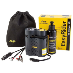 Vicma, sada na opravu proražených pneu, EASY RIDER, kompresor 12V, těsnící přípravek 250ml,